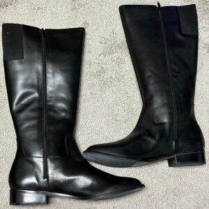 Walking Cradles Meadow Boots in Black Cashmere Leather (Women's) [13] (NEW)